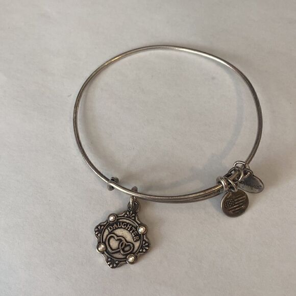 Alex and Ani Silver Daughter Bracelet - Picture 1 of 5